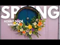 Spring Hobbit Door Wreath Wood Flower Tutorial