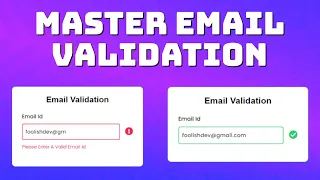How to Validate Emails JavaScript Tutorial