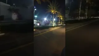 شوارع العقبة بالليل تجنن 