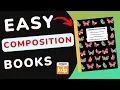 Create a KDP Composition Notebook FAST And EASY Using Canva and FREE interiors