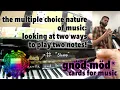 Lagu The Major scale gives us two ways to play two notes - gnöd möd®