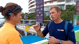 I ask the winners. Thomas Ruyant et Morgan Lagravière advice.