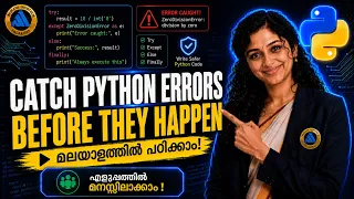 Python Programming Exception Handling Free Malayalam Course BTech CBSE BSc MCA MSc