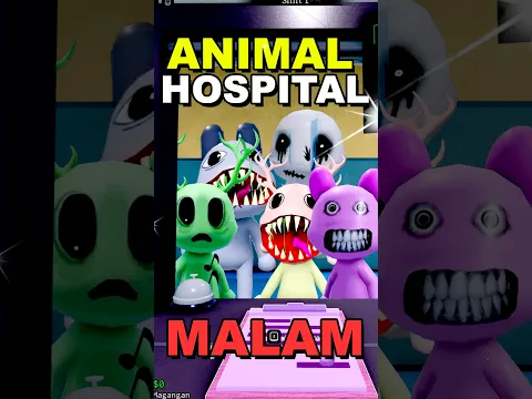 24 JAM Jadi DOKTER di RUMAH SAKIT HEWAN SERAM!!😨 (Roblox Animal Hospital)