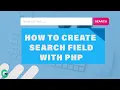 How to create a Live Search with PHP and Ajax