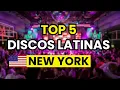 5 Mejores DISCOTECAS LATINAS en NEW YORK USA