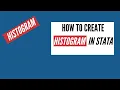 How to Create Histogram in Stata Stata Beginners Tutorial