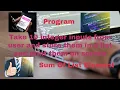 Take 10 integer inputs from user and store them in a list and print them on screen python lec 8a