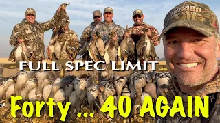 Ongaro guides a group to 40/40 FULL SPEC LIMIT | Duck and Goose Hunting Limits Alberta @Cabela-s