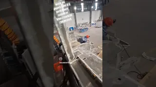 A busy day building a boat. #aluminiumfabrication #welding #performanceboats #boatbuild