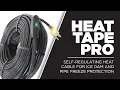 Heat Tape PRO Self-Regulating Heat Cable for Ice Dam and Pipe Freeze Protection