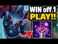 HOW to SNOWBALL WIN off just 1 PLAY as KHA ZIX Jungle