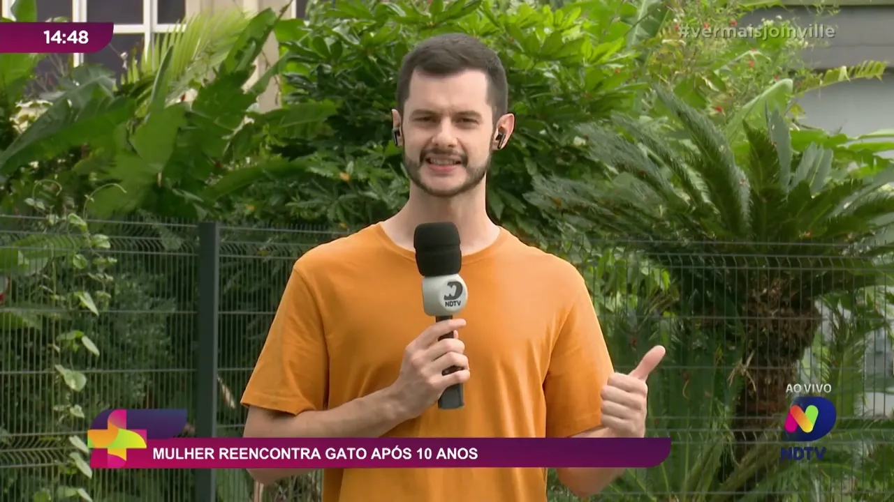 Mulher reencontra gato após 10 anos