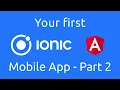 How to create your first mobile app using Ionic Angular - Part 2 Firebase login