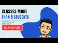 596 Classes More Than 5 Students LEETCODE SQL 50 INTERVIEW SQL QUESTION