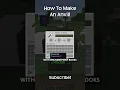 How To Make An Anvil In Minecraft