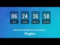Best free countdown WordPress plugin How to add countdown in WordPress Free WP Counter plugin