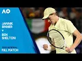 Jannik Sinner v Ben Shelton Full Match | Australian Open 2025 Semifinal