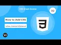 How To Add CSS - Inline Internal External CSS