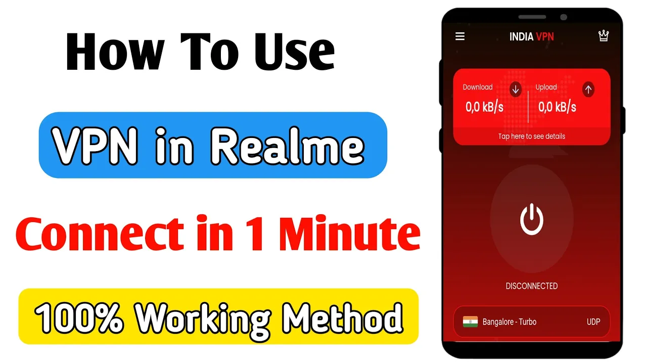 how to use vpn in realme | how to connect vpn in realme phone