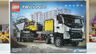 LEGO Technic 42175 Volvo FMX Truck & EC230 Electric Excavator - LEGO Speed Build Review