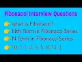 Fibonacci Interview Questions All Type of Questions on Fibonacci Series Telugu