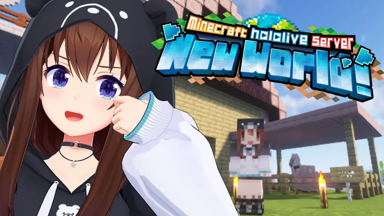 【Minecraft】目指せおしゃれギルド！また作るために白い素材を集めます！【ホロライブ/ときのそら】