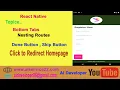 CH-11 - Bottom Tabs Nested Routes in React Native