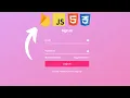 Sign in page using JAVASCRIPT FIREBASE HTML AND CSS
