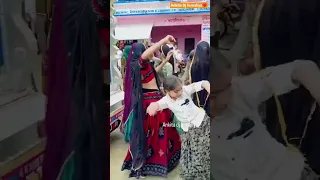 द न ह ट क ब च म थन स थ परण य Dance Manraj Dancemusic Shortsfeed Rajasthanitopdj 