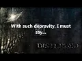 Disturbed   Legion of Monsters Lyrics