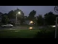 Close lightning strike causes power outage