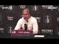 INSIDE THE MEDIA ROOM Jared Bednar full postgame interview Stanley Cup Playoffs