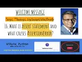 16 Welcome Message What is assert statement and how can we handle AssertionError