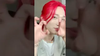 Theo’s free hair dye manicure 💅 #kpop #p1harmony