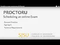 Scheduling an exam appointment with ProctorU