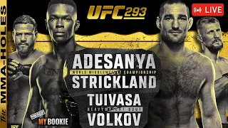 UFC 293 Israel Adesanya vs Sean Strickland Tuivasa vs Volkov LIVE Fight Reaction Stream
