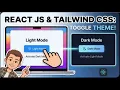 React js toggle button for theme dark light mode in react in hindi