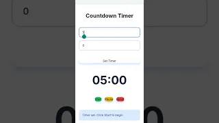 Build Your Own Countdown Timer App with HTML CSS