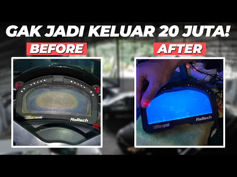 Repair SunBurn Haltech Racepak IQ3 Dash di SPD Milik Ridwan Hanif CARVLOG INDONESIA