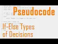 If Else Statements in Pseudocode