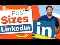 Recommended IMAGES and DOCUMENT SIZES for LinkedIn posts