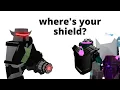 Shield enemies in a nutshell TDS meme