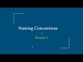 4 Naming conventions of an Identifier in Java