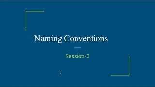4 Naming conventions of an Identifier in Java