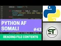 PYTHON AF SOMALI READING FILE CONTENTS