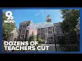 School district lays off over a dozen teachers staff members