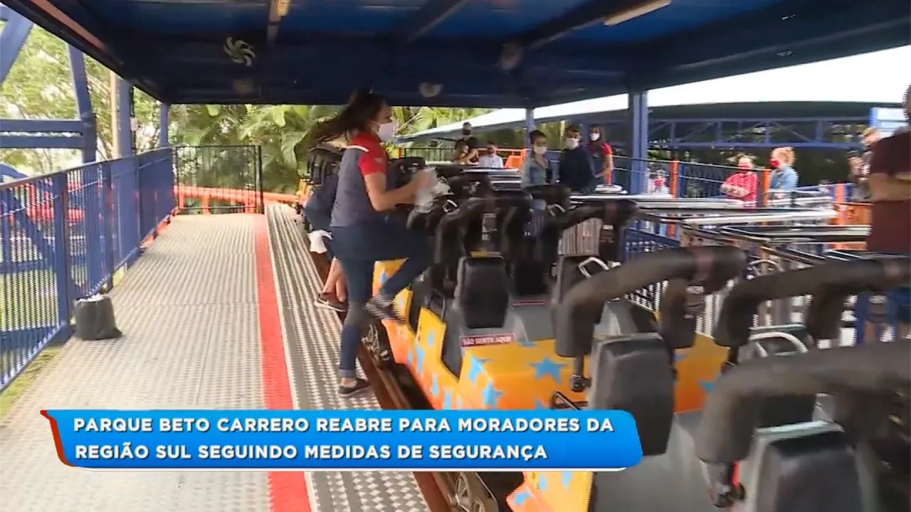 Parque Beto Carrero reabre para moradores da região sul seguindo medidas de segurança