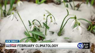 February Climatology What this month could look like and the extreme conditions of the past