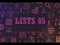 Lists part 5 List methods for adding elements Programming Fundamentals